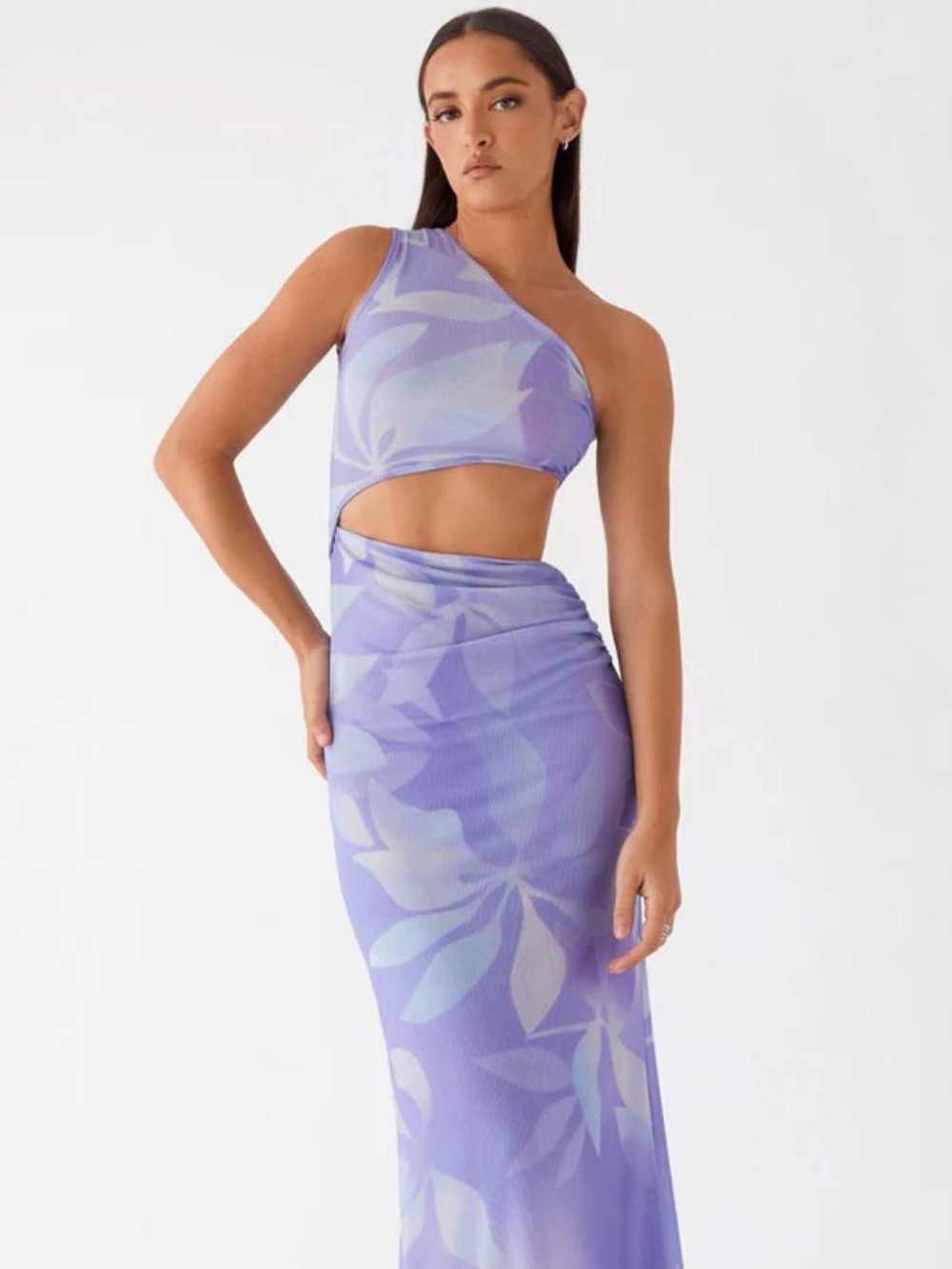 PEPPERMAYO Shadows In The Sun Mesh Maxi Dress